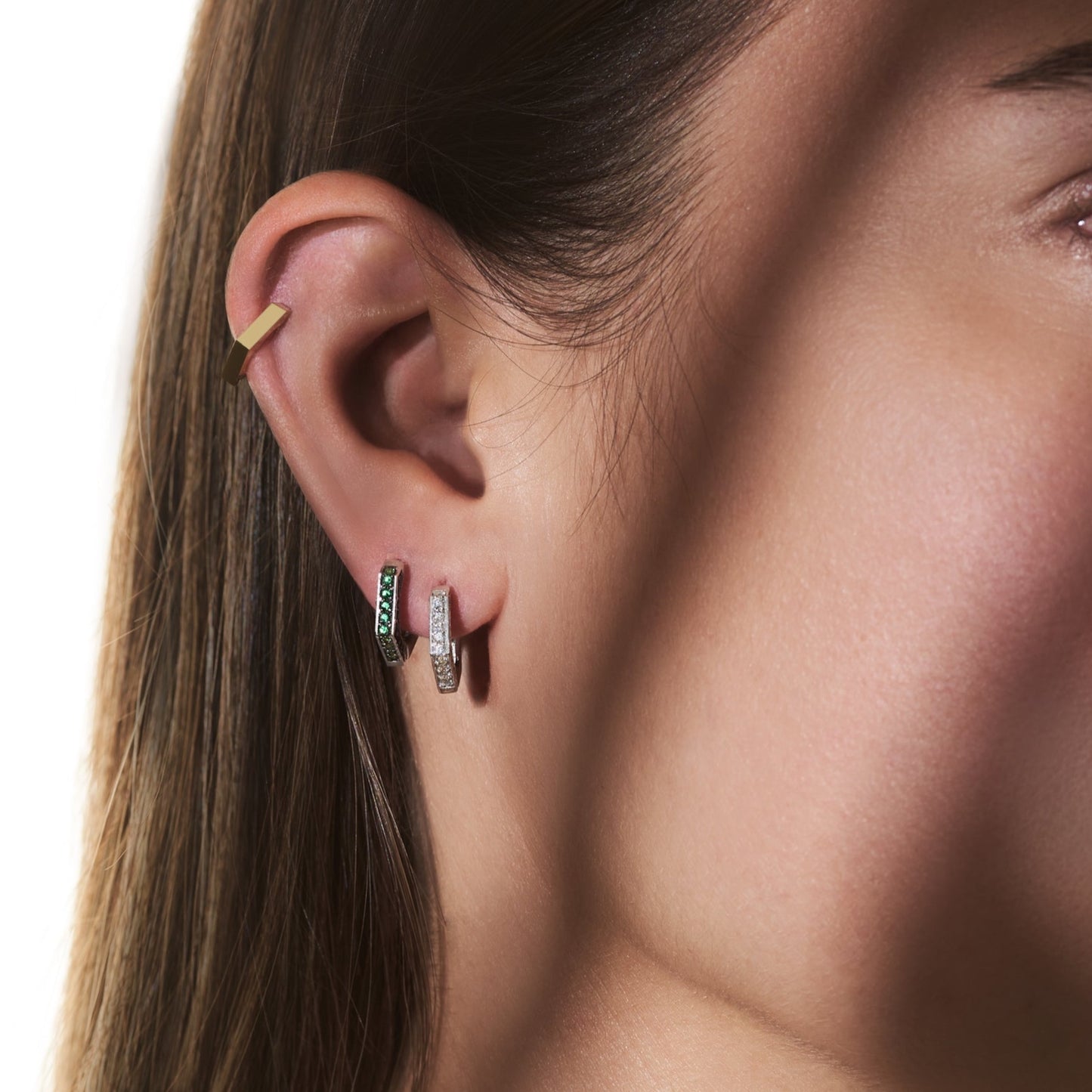 #3 Nut Multicolor Stones Earrings