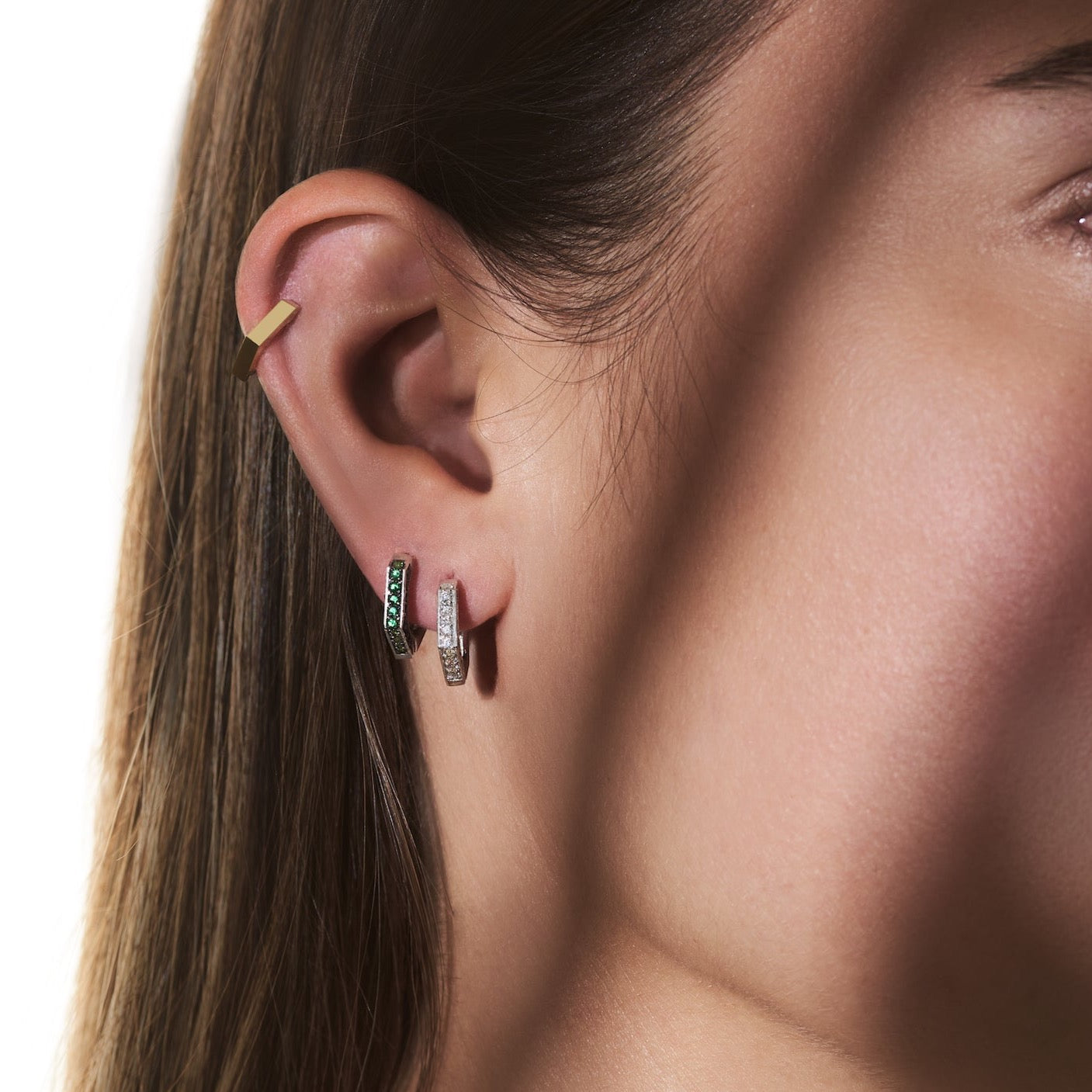 #3 Nut Pavé Earrings