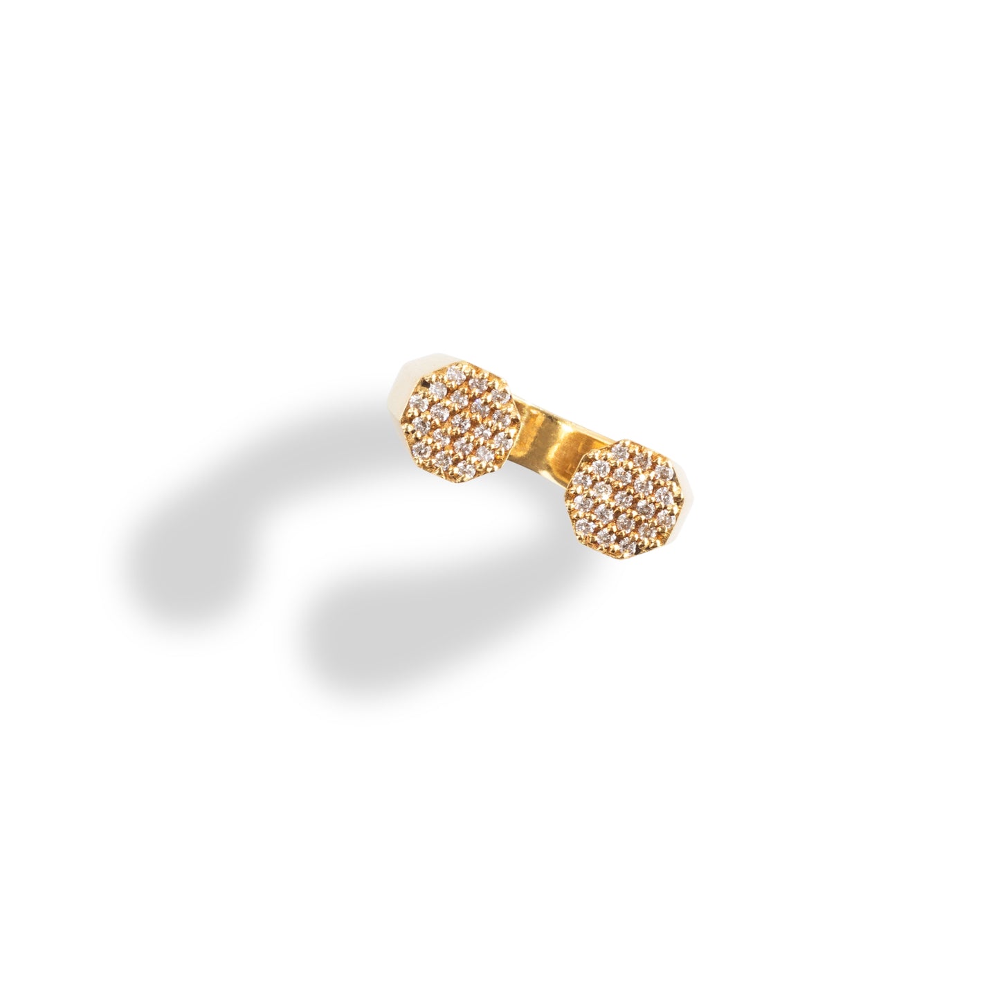 Double Headed Seljuks Diamonds Ring