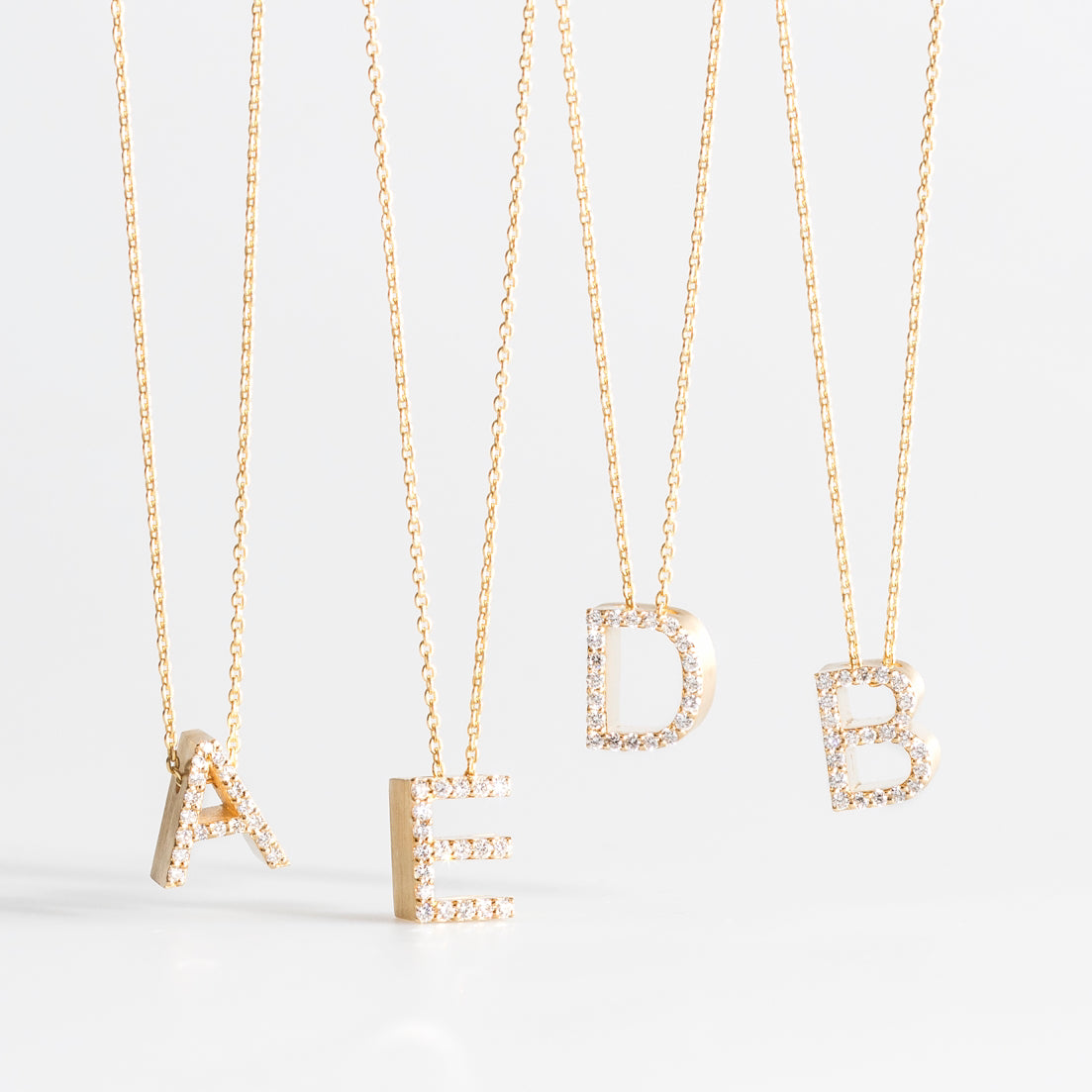 Initial Diamonds Necklace