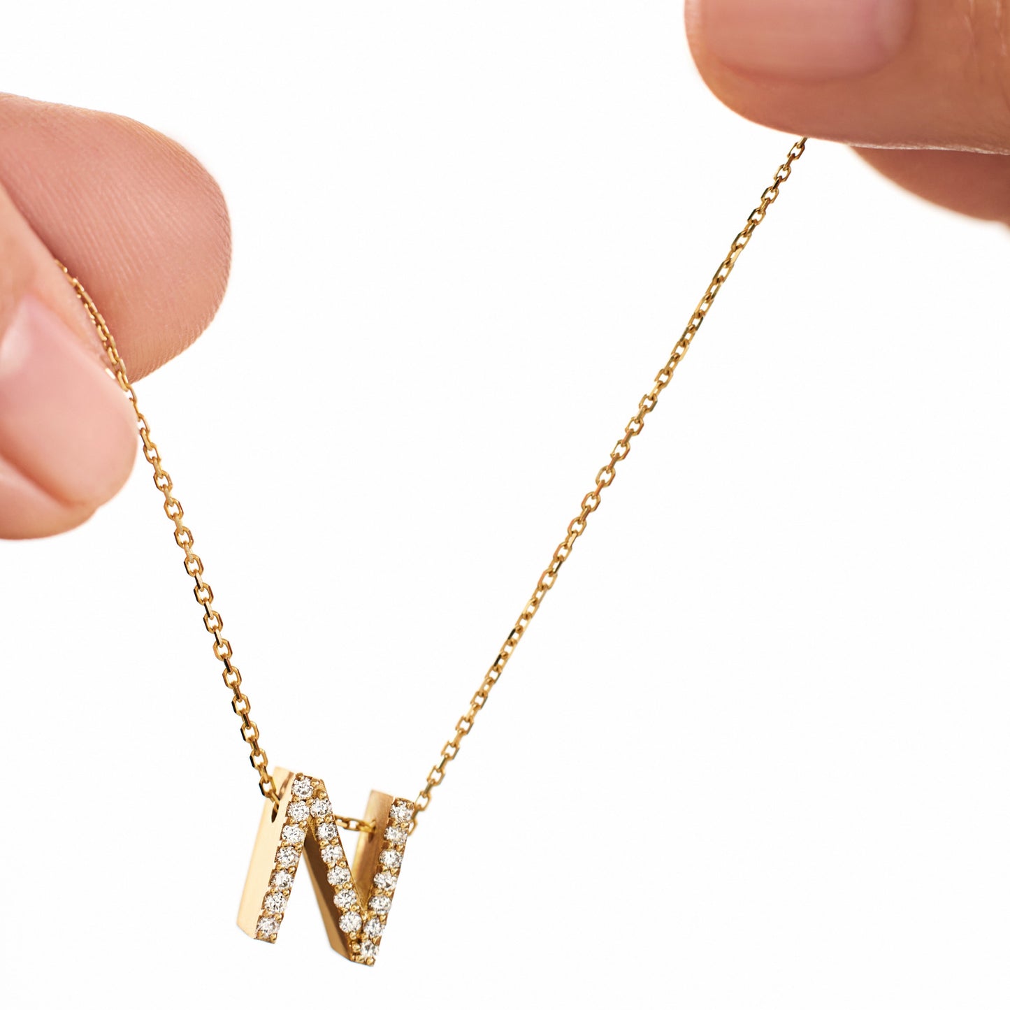 Initial Diamonds Necklace