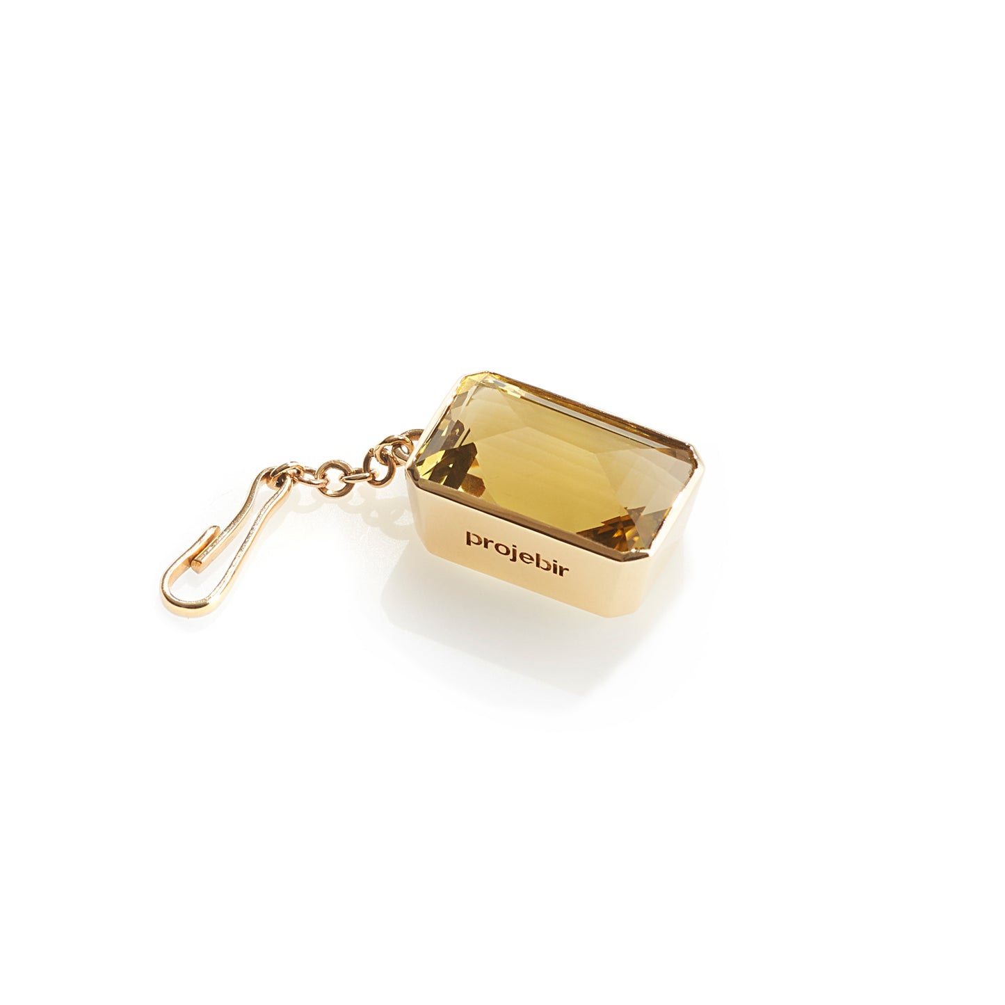 Large Topaz Necklace Accessory