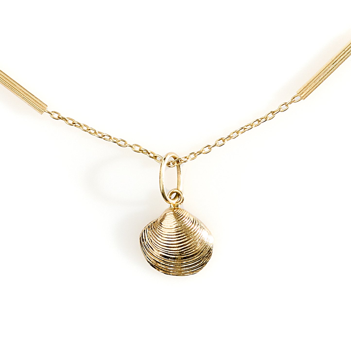 Mini Gold Seashell Pendant