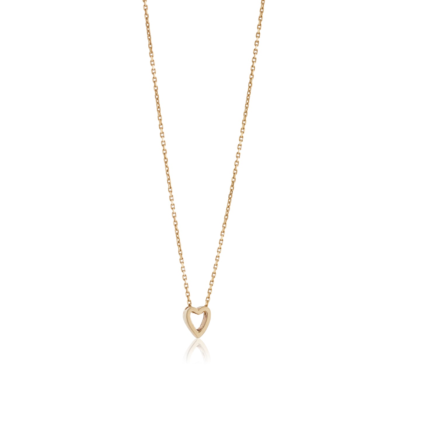 Mini Initial Necklace - Heart