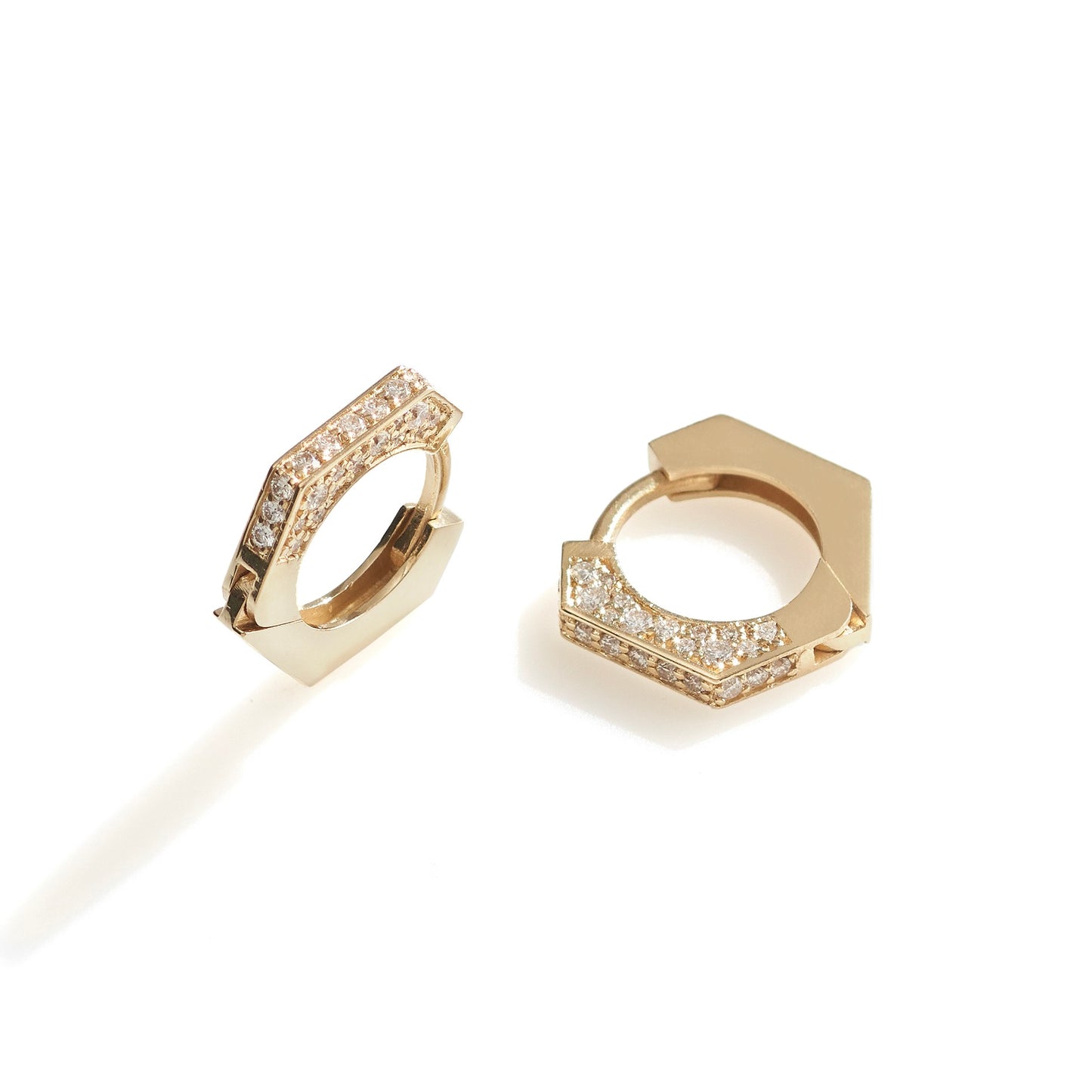 #4 Nut Pavé Earrings