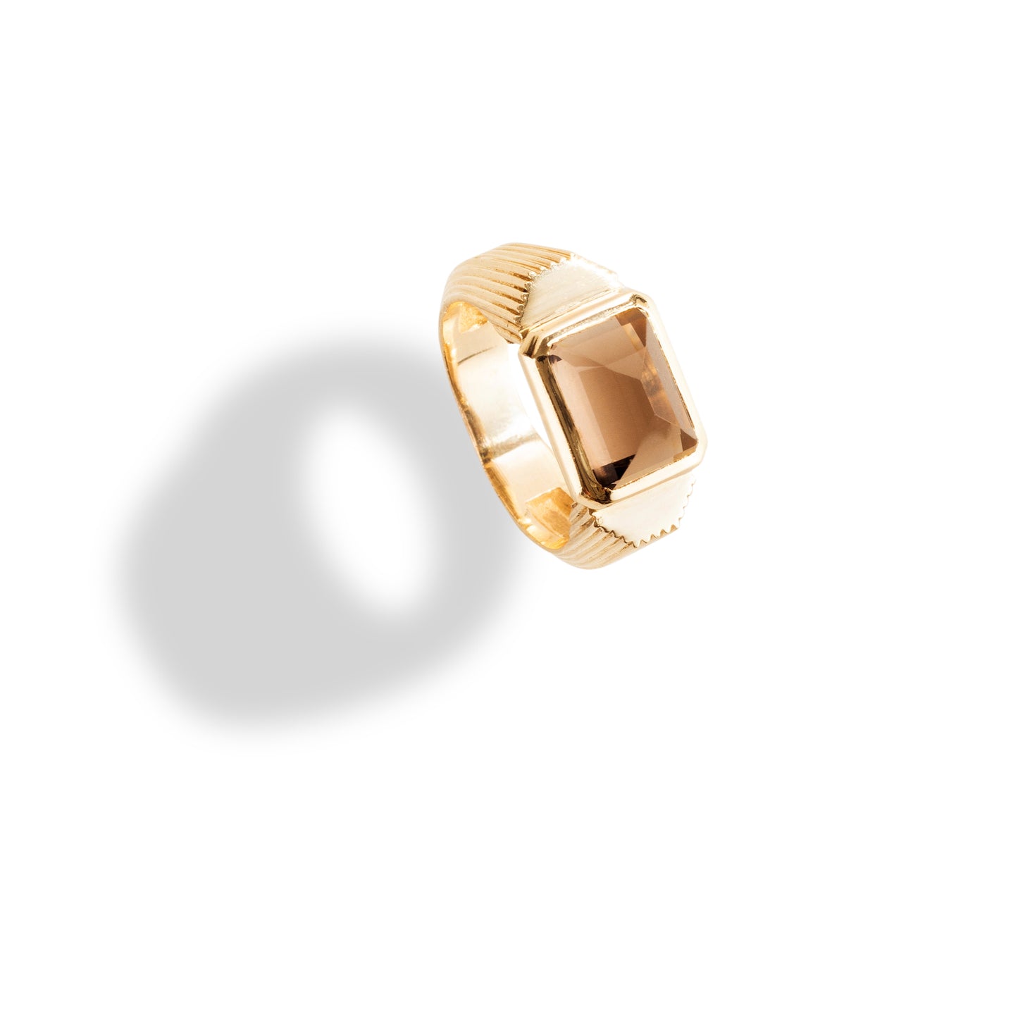 Vintage Smokey Topaz Ring