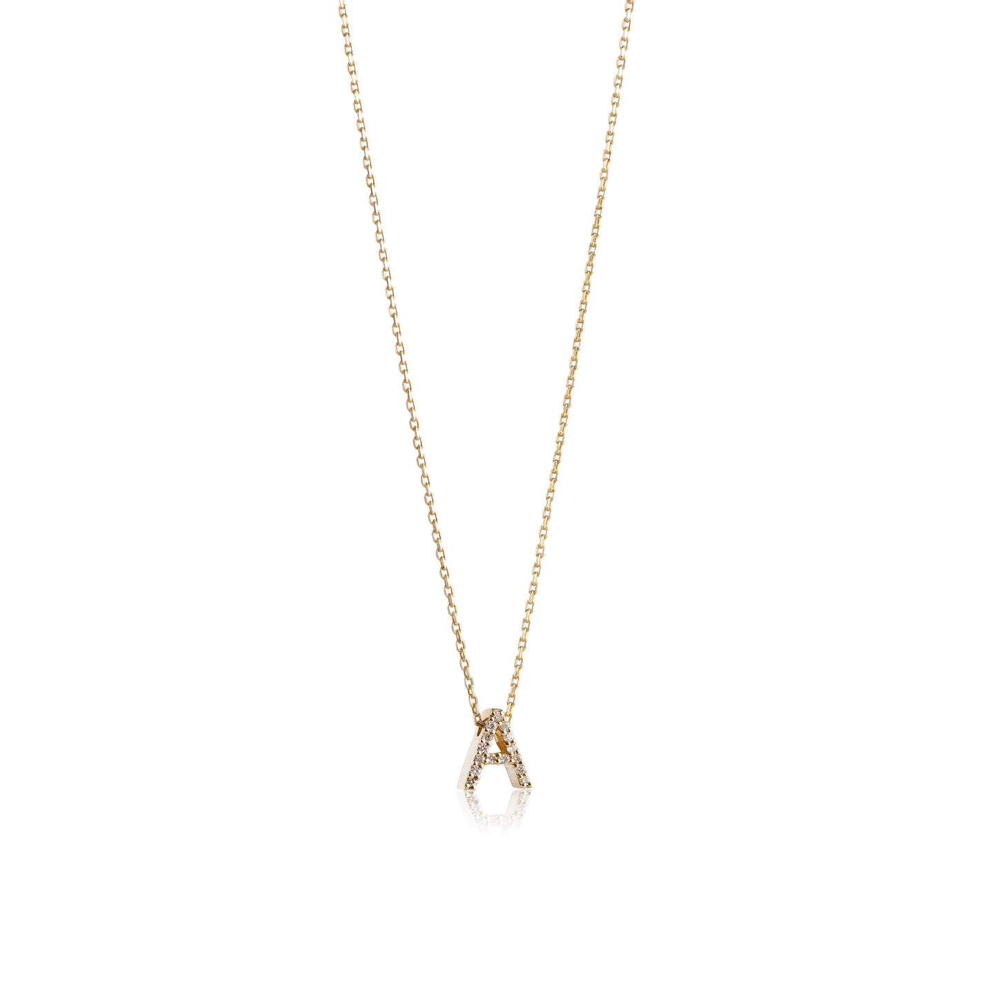 Mini Initial Diamonds Necklace