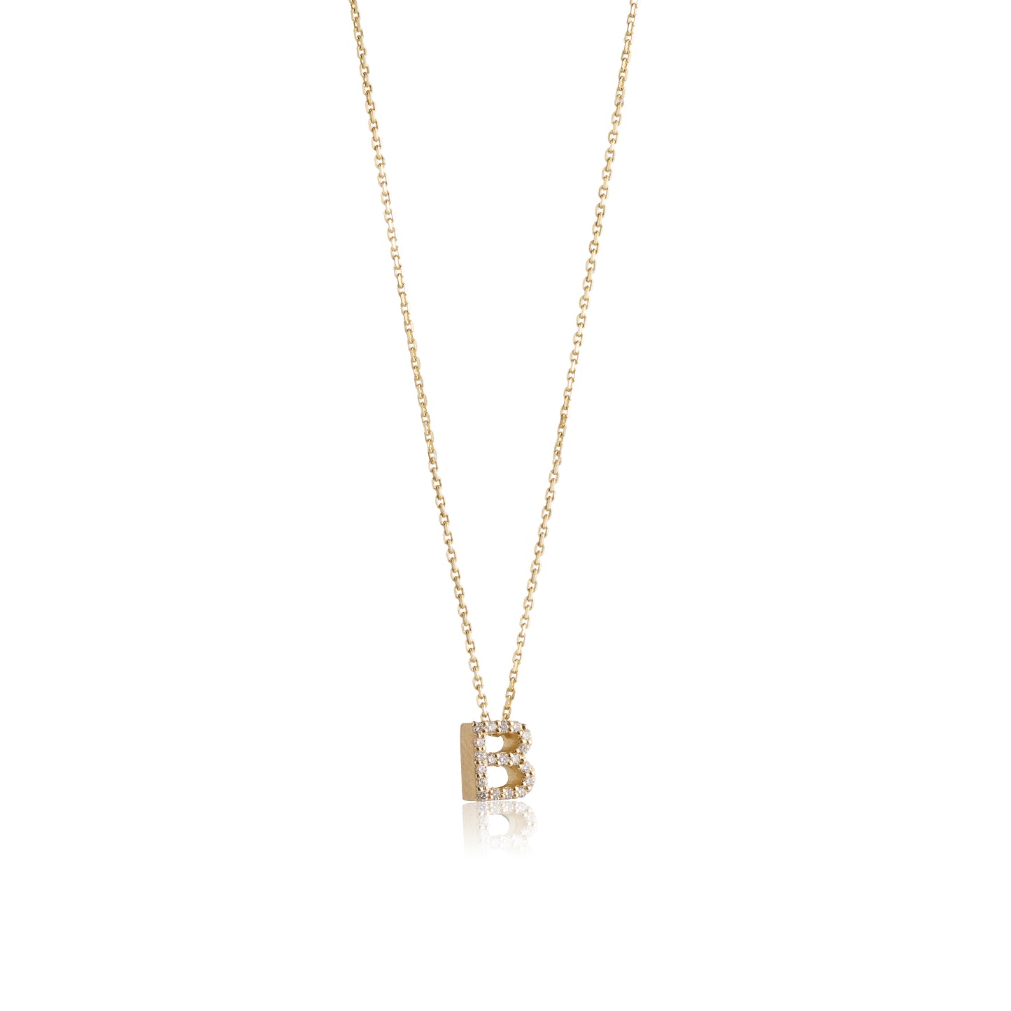 Mini Initial Diamonds Necklace