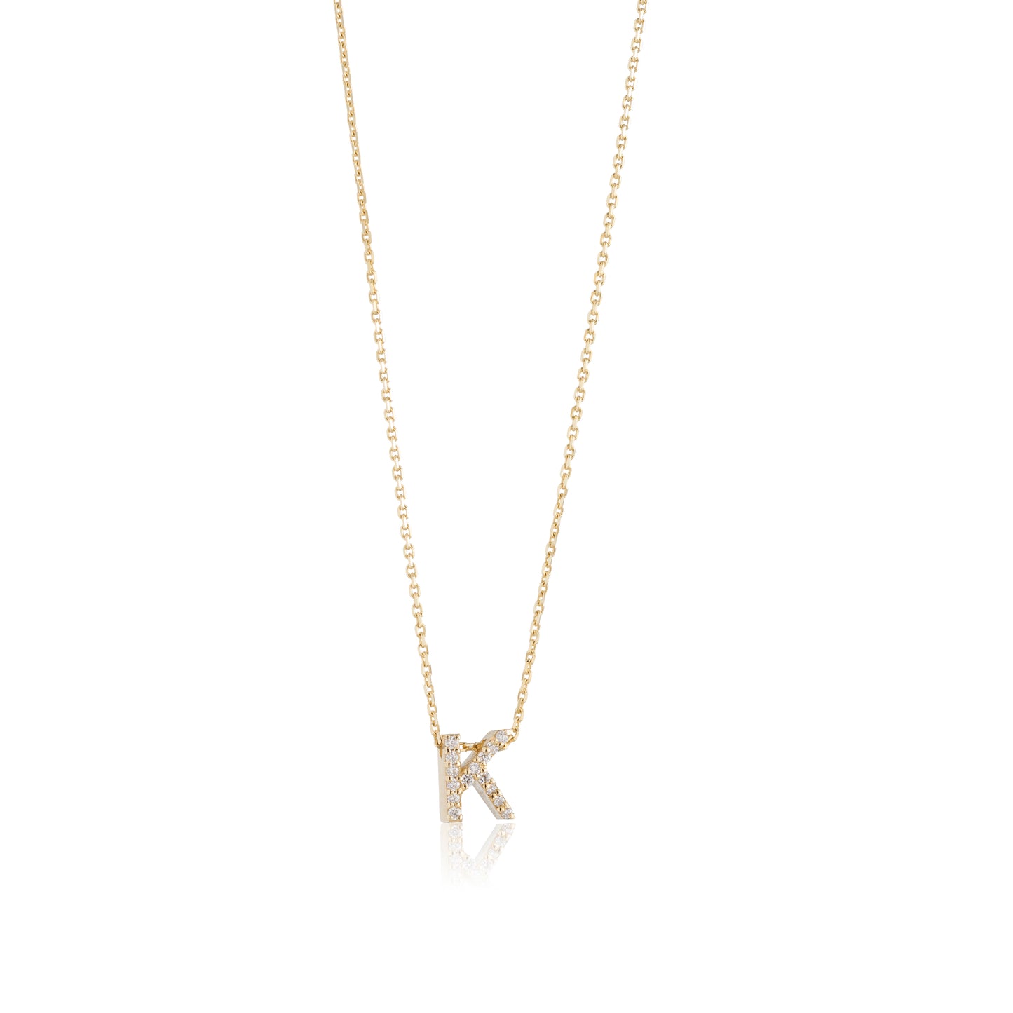 Mini Initial Diamonds Necklace