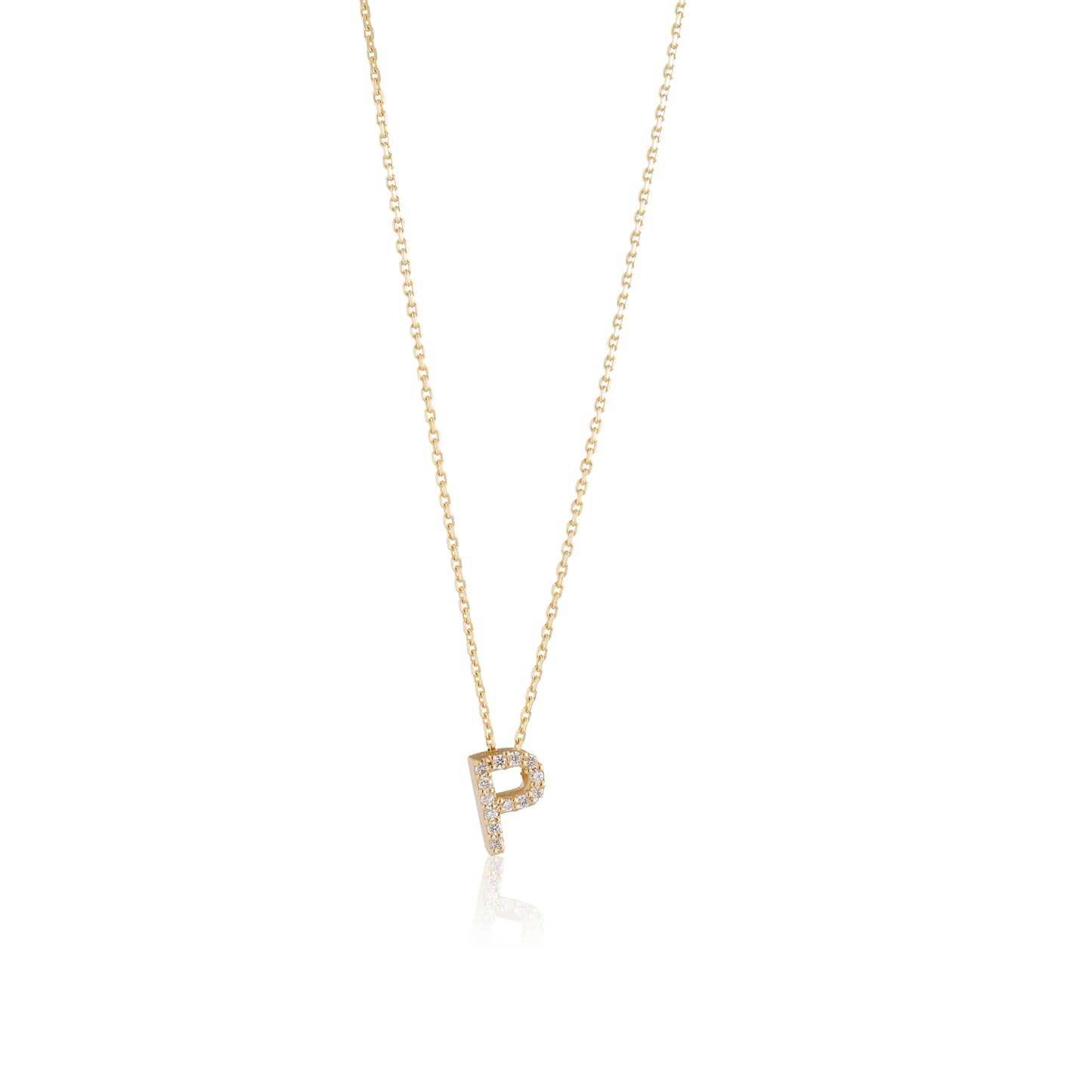 Mini Initial Diamonds Necklace