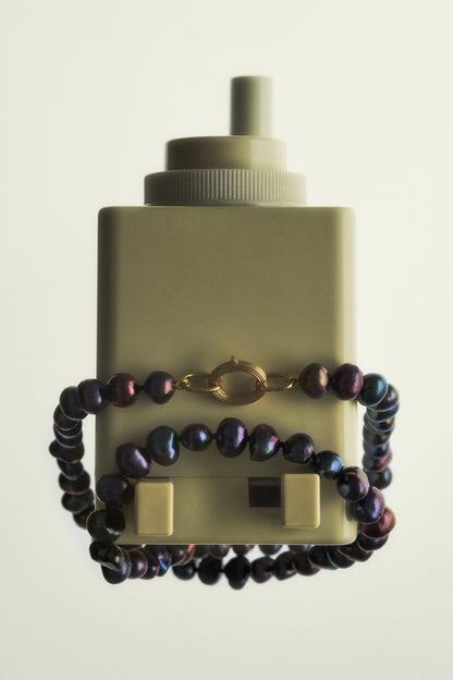 Black Pearl Necklace