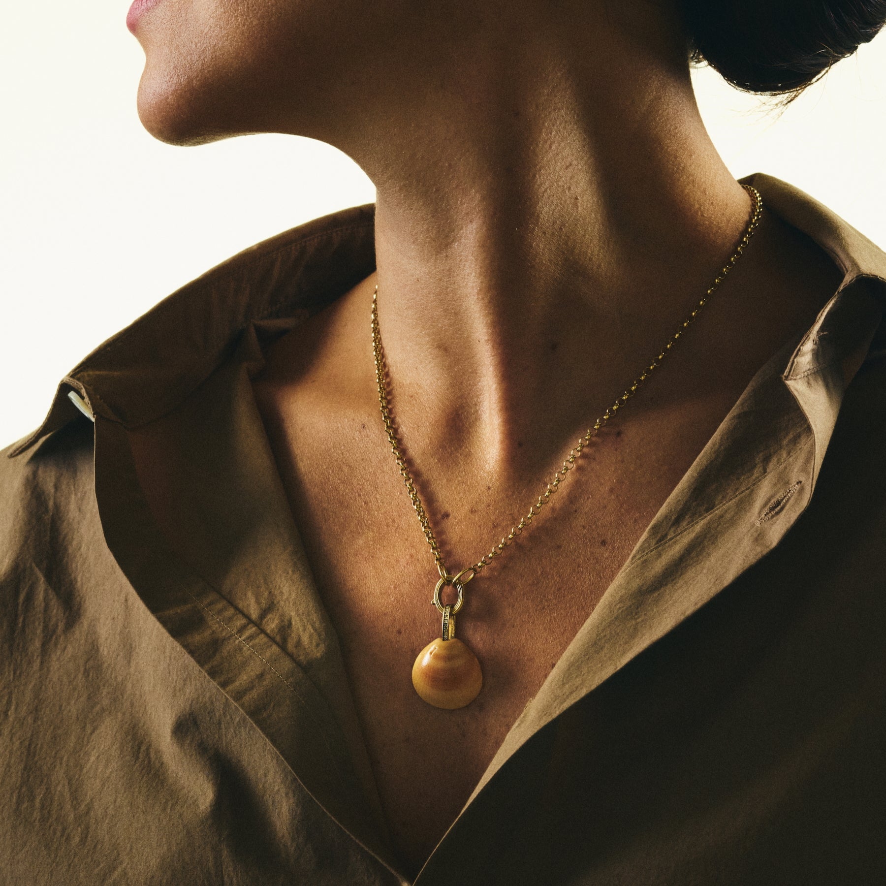 PROJEBIR - Lock Chain Necklace – projebir.com.tr