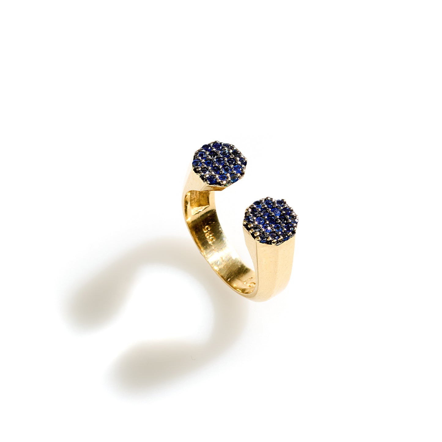 Double Headed Seljuks Sapphire Ring