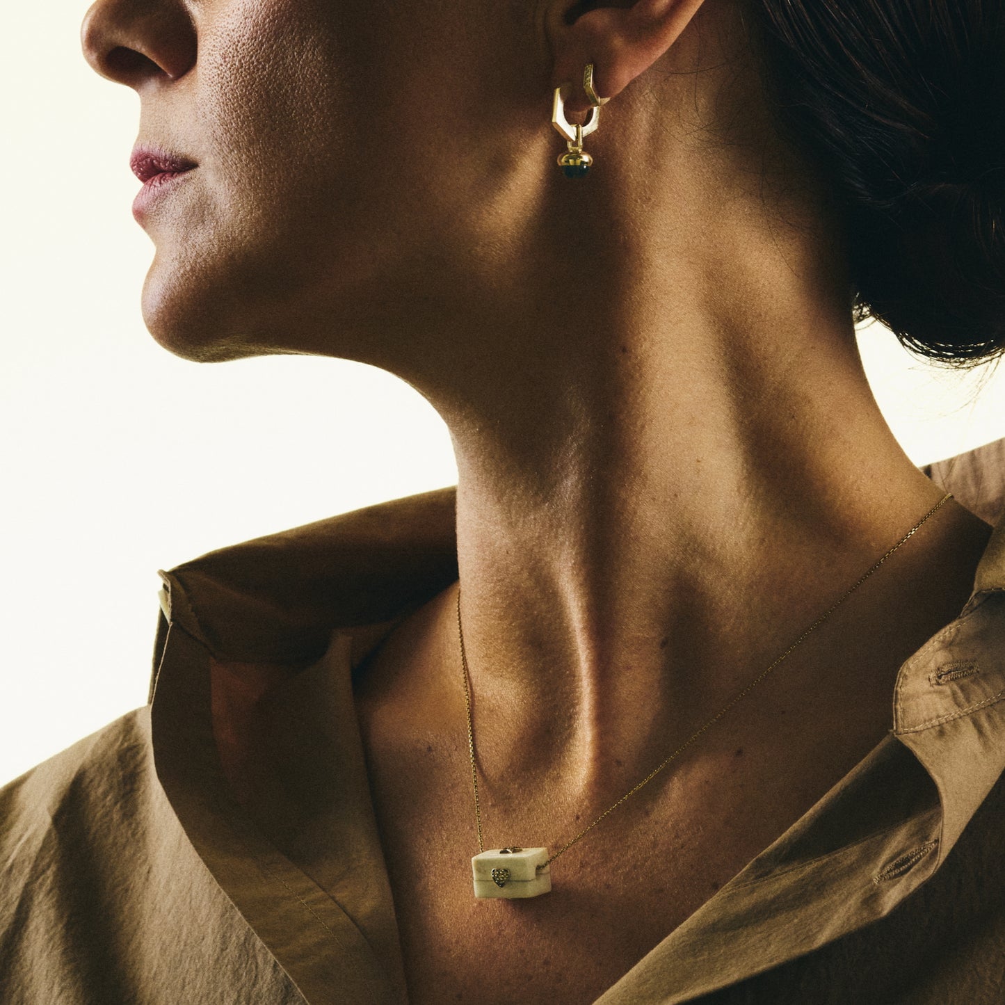 Green Aventurine Charm