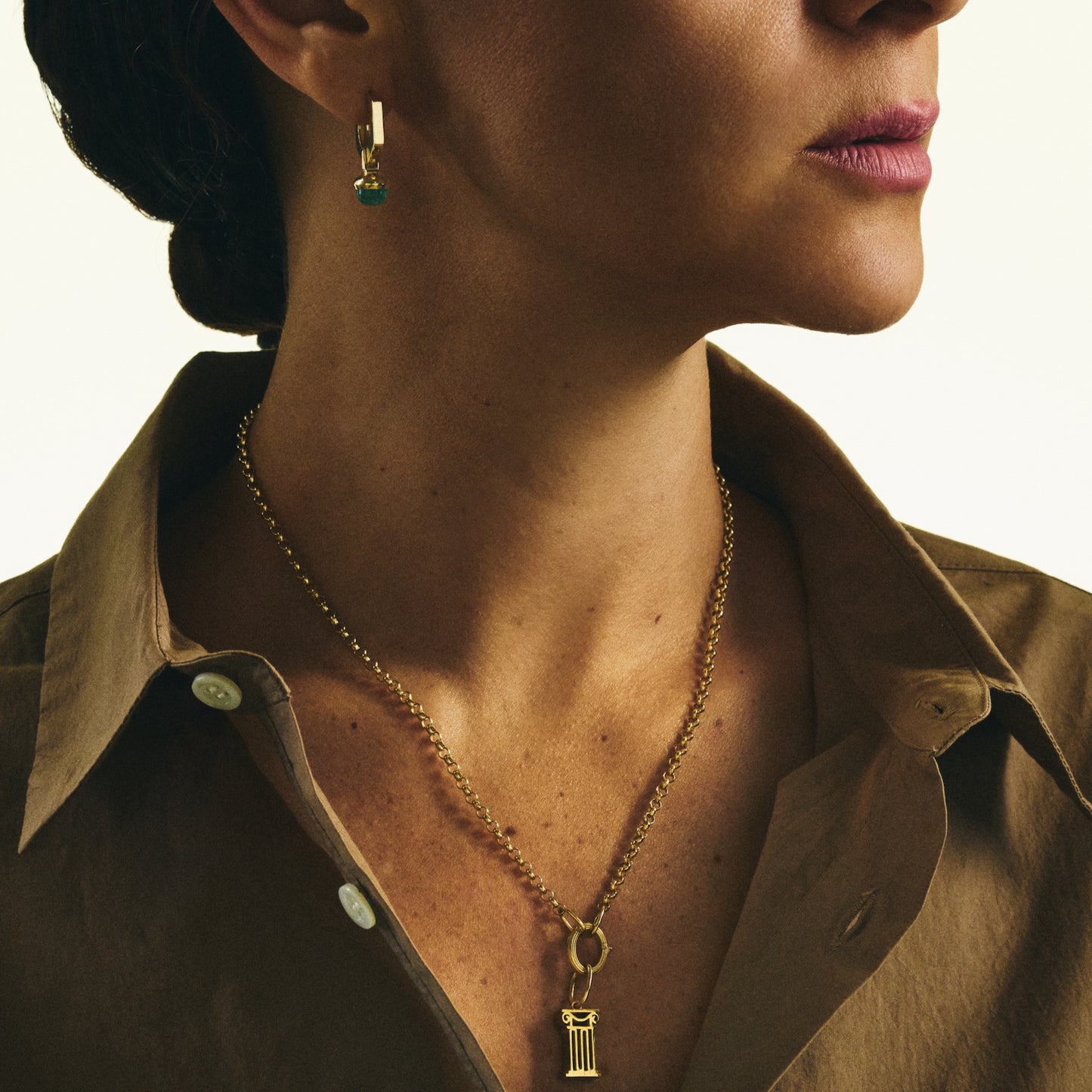 Green Aventurine Charm