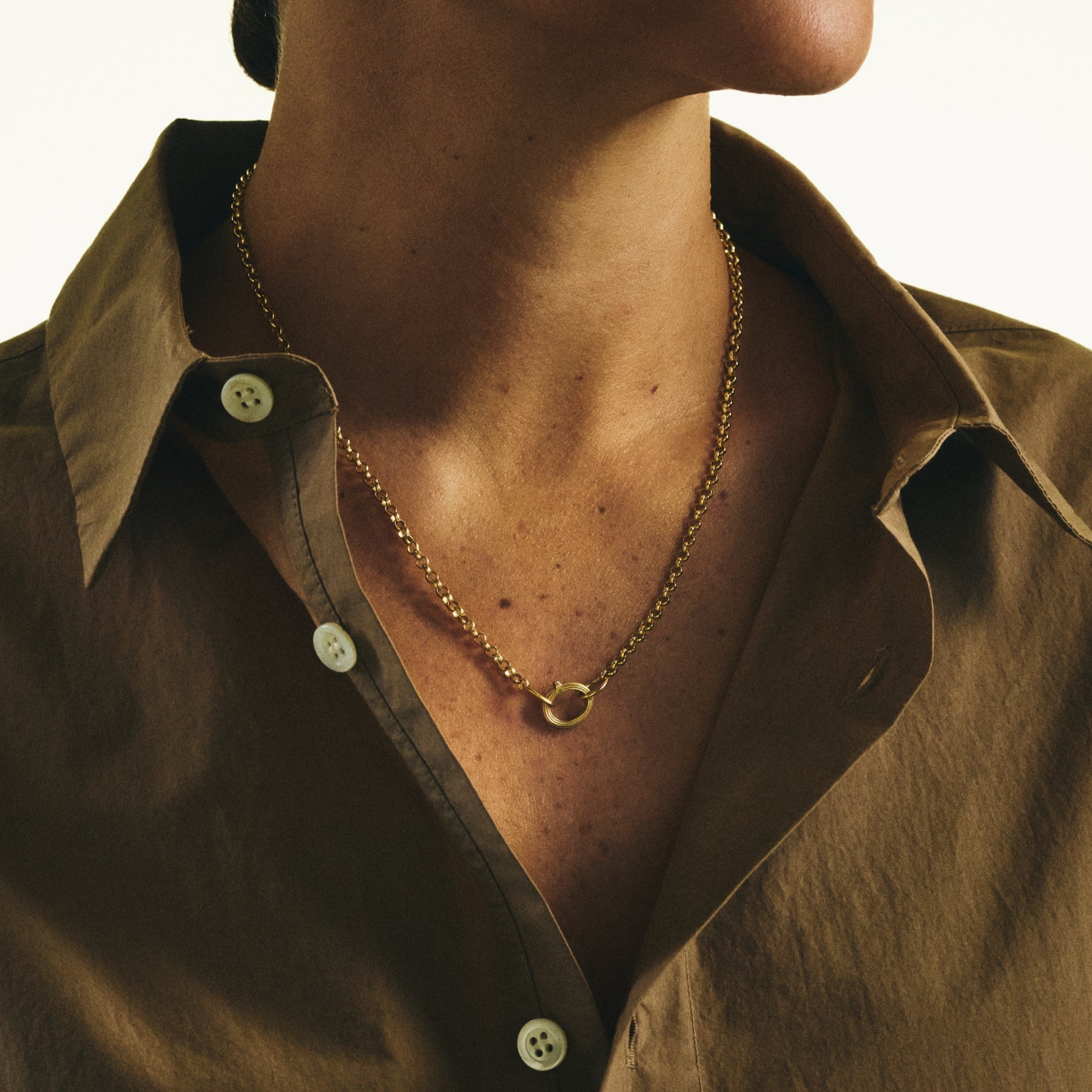 PROJEBIR - Lock Chain Necklace – projebir.com.tr