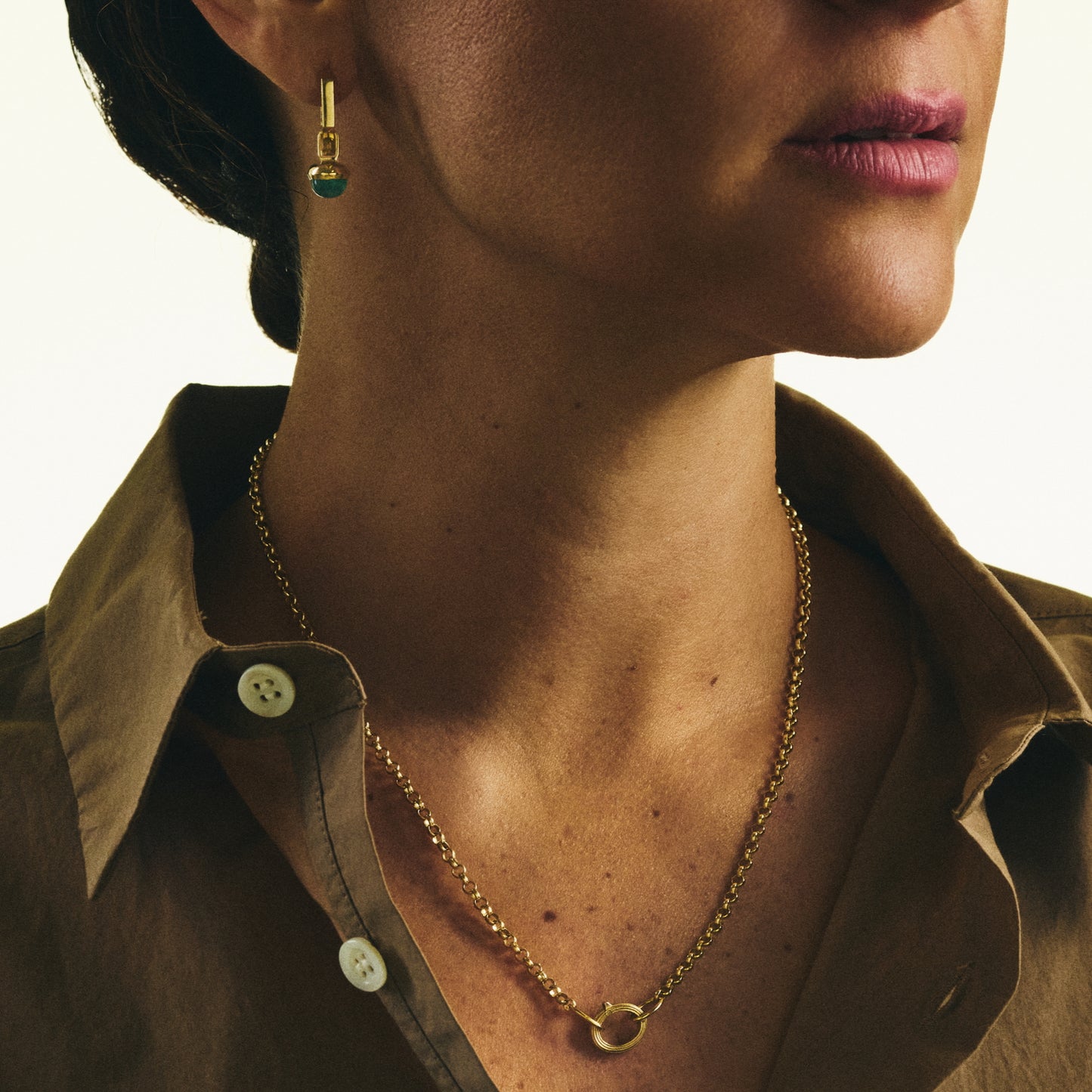 Green Aventurine Charm