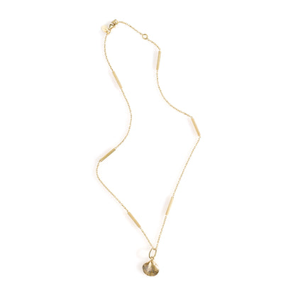 Mini Gold Seashell Pendant